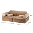 Divano per bambini Wigiwama® Toffee Settee Divano per bambini Wigiwama® Toffee Settee