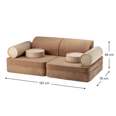 Divano per bambini Wigiwama® Toffee Settee