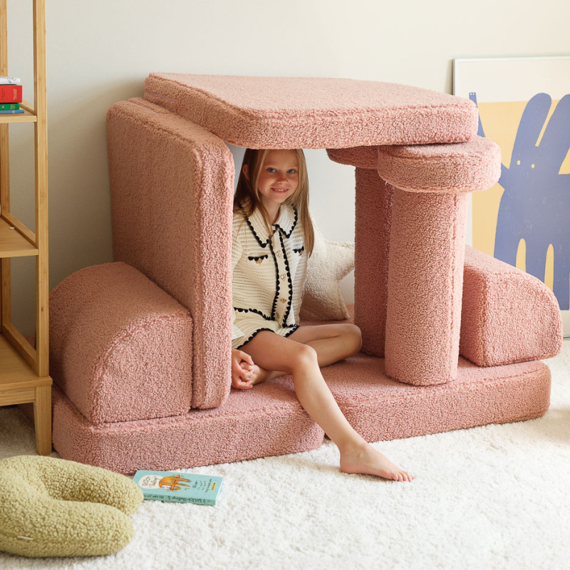 Divano per bambini Wigiwama® Guava Pink Settee Divano per bambini Wigiwama® Guava Pink Settee