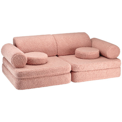 Divano per bambini Wigiwama® Guava Pink Settee
