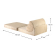 Poltrona letto per bambini Wigiwama® - Brown Sugar Flipster Poltrona letto per bambini Wigiwama® - Brown Sugar Flipster