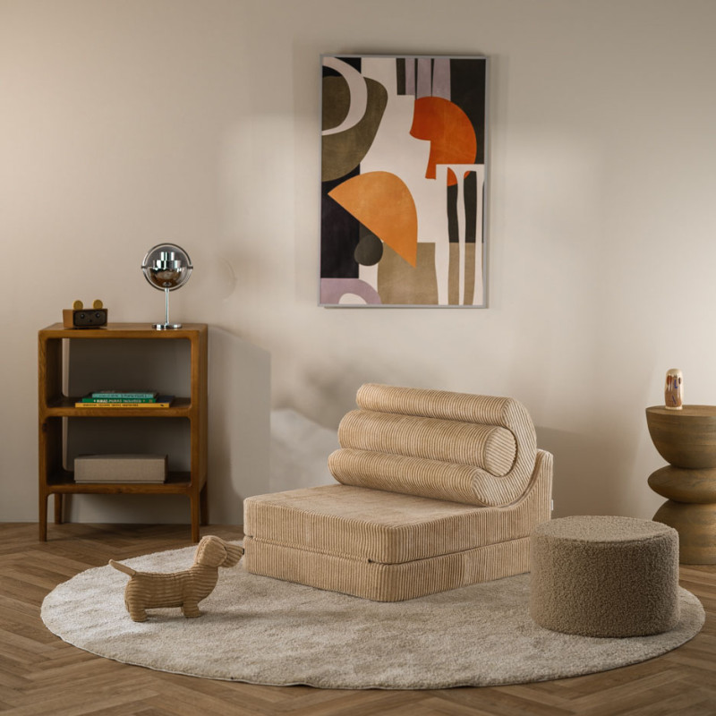 Poltrona letto per bambini Wigiwama® - Brown Sugar Flipster Poltrona letto per bambini Wigiwama® - Brown Sugar Flipster