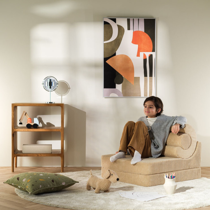 Poltrona letto per bambini Wigiwama® - Brown Sugar Flipster Poltrona letto per bambini Wigiwama® - Brown Sugar Flipster