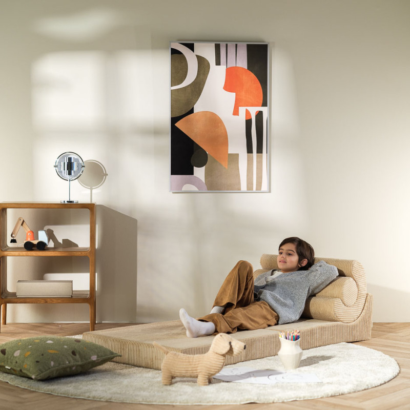 Poltrona letto per bambini Wigiwama® - Brown Sugar Flipster Poltrona letto per bambini Wigiwama® - Brown Sugar Flipster