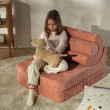 Poltrona letto per bambini Wigiwama® - Pink Mousse Flipster Poltrona letto per bambini Wigiwama® - Pink Mousse Flipster