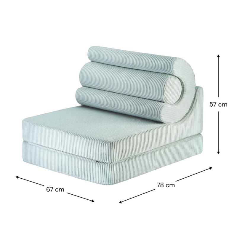 Poltrona letto per bambini Wigiwama® - Peppermint Green Flipster Poltrona letto per bambini Wigiwama® - Peppermint Green Flipster