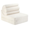 Poltrona letto per bambini Wigiwama® - Cream White Flipster