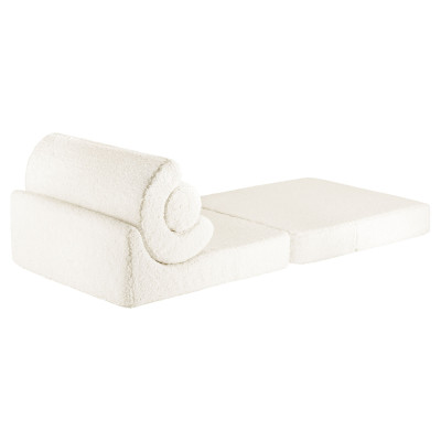 Poltrona letto per bambini Wigiwama® - Cream White Flipster