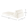 Poltrona letto per bambini Wigiwama® - Cream White Flipster Poltrona letto per bambini Wigiwama® - Cream White Flipster