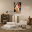 Poltrona letto per bambini Wigiwama® - Cream White Flipster Poltrona letto per bambini Wigiwama® - Cream White Flipster