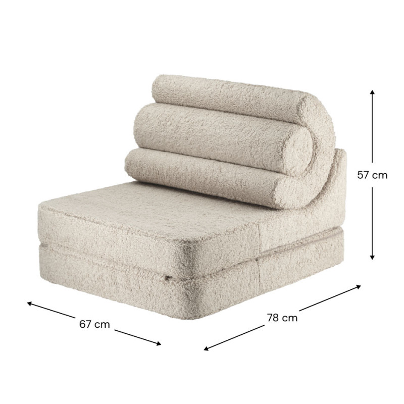 Poltrona letto per bambini Wigiwama® - Biscuit Flipster Poltrona letto per bambini Wigiwama® - Biscuit Flipster