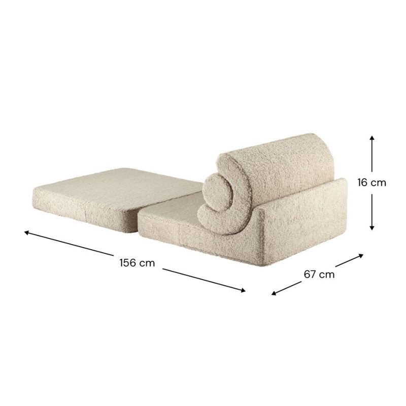 Poltrona letto per bambini Wigiwama® - Biscuit Flipster Poltrona letto per bambini Wigiwama® - Biscuit Flipster