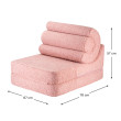 Poltrona letto per bambini Wigiwama® - Guava Pink Flipster Poltrona letto per bambini Wigiwama® - Guava Pink Flipster