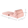 Poltrona letto per bambini Wigiwama® - Guava Pink Flipster Poltrona letto per bambini Wigiwama® - Guava Pink Flipster