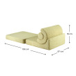 Poltrona letto per bambini Wigiwama® - Matcha Flipster Poltrona letto per bambini Wigiwama® - Matcha Flipster