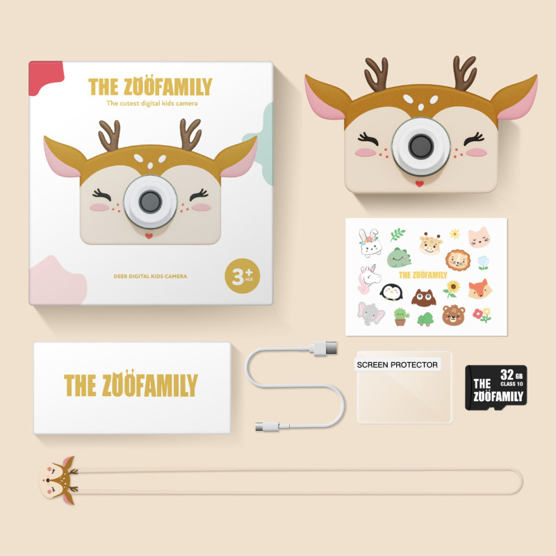 La fotocamera digitale per bambini The Zoofamily – Capriolo