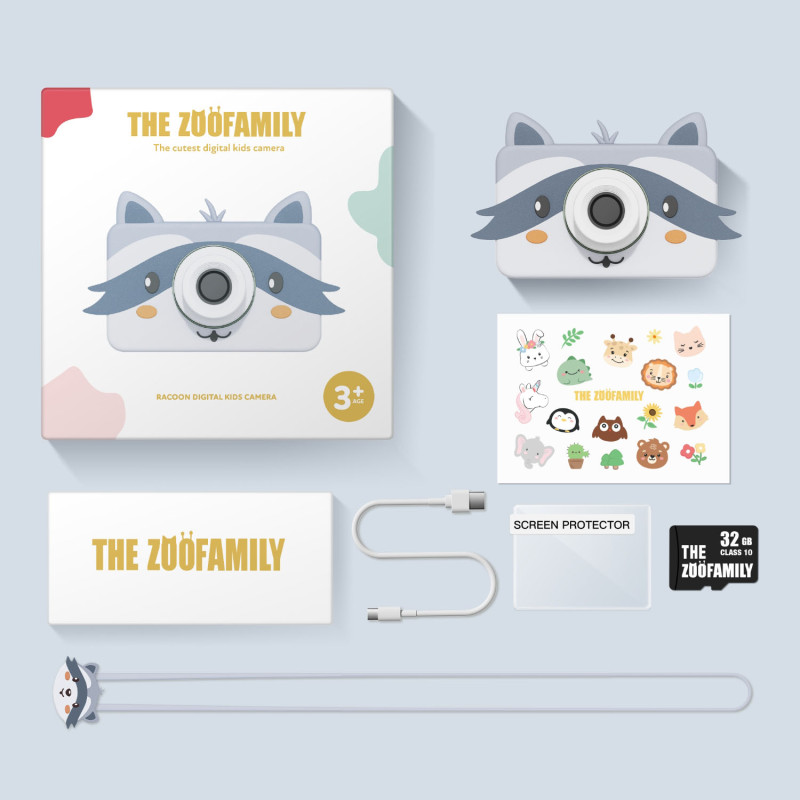 La fotocamera digitale per bambini The Zoofamily – Procione
