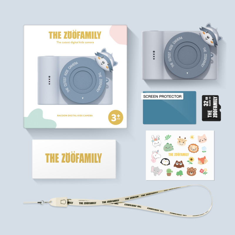 La fotocamera digitale per bambini The Zoofamily UrbanZoo – Procione