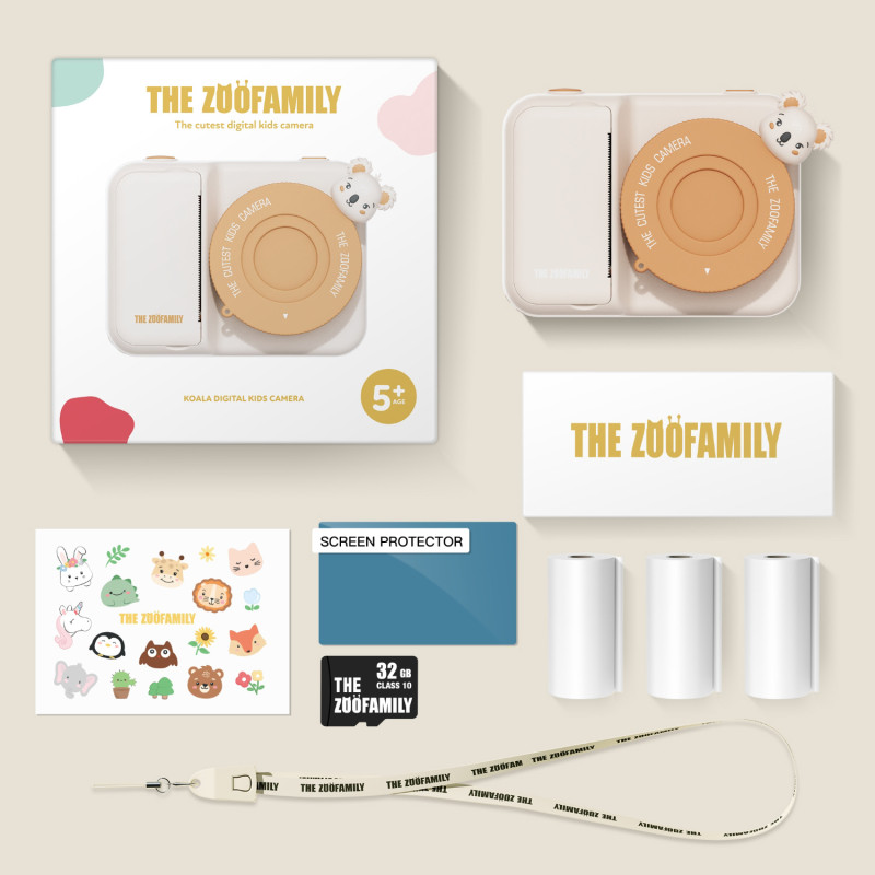 La fotocamera digitale per bambini The Zoofamily Print – Koala