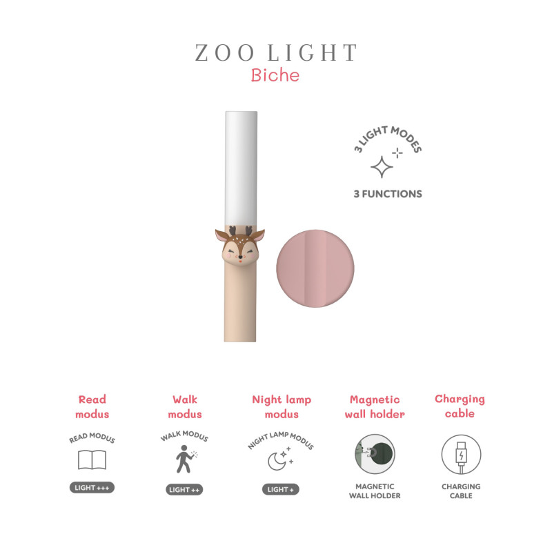 The Zoofamily torcia per bambini Capriolo