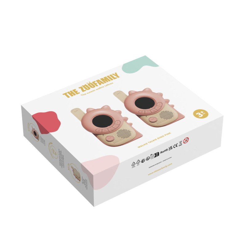 I walkie-talkie per bambini The Zoofamily dino pink - dino pink I walkie-talkie per bambini The Zoofamily dino pink - dino pink