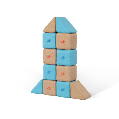 Set magnetico JollyHeap Pixi con 12 blocchi