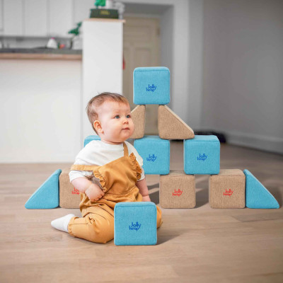 Set magnetico JollyHeap Pixi con 12 blocchi