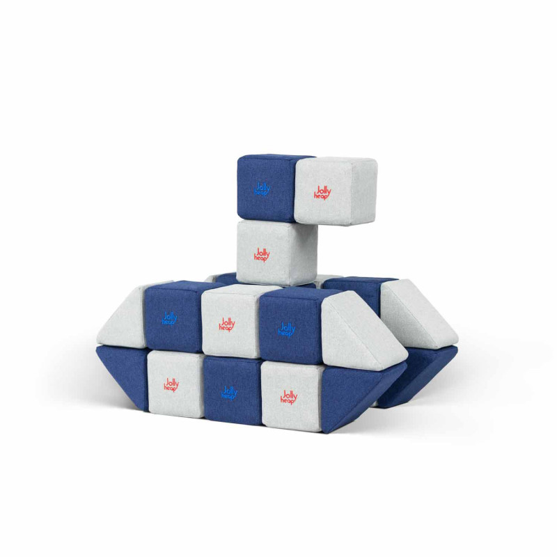 Costruzione magnetica JollyHeap Pixi set 12 blocchi Costruzione magnetica JollyHeap Pixi set 12 blocchi