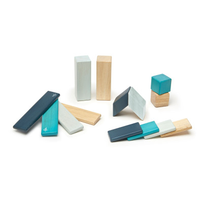 Costruzione magnetica Tegu Blues 14 pezzi