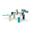 Costruzione magnetica Tegu Blues 24 pezzi Costruzione magnetica Tegu Blues 24 pezzi