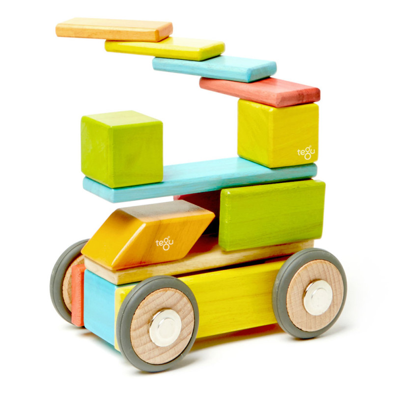 Costruzione magnetica Tegu Tints 42 pezzi Costruzione magnetica Tegu Tints 42 pezzi