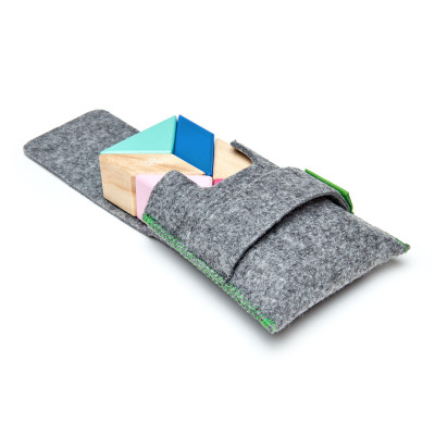 Costruzione magnetica Tegu travel set Blossom 6 pezzi