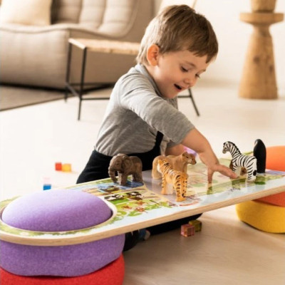 Travezza di equilibrio BaaVi con adesivo Fattoria