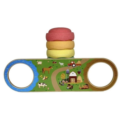 Travezza di equilibrio BaaVi con adesivo Fattoria