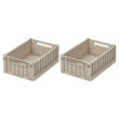 Set 2 scatole contenitore S LIEWOOD Weston Sandy Set 2 scatole contenitore S LIEWOOD Weston Sandy