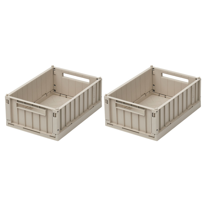 Set 2 scatole contenitore S LIEWOOD Weston Sandy Set 2 scatole contenitore S LIEWOOD Weston Sandy