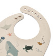 Bavaglini in silicone LIEWOOD Tilda Sea Creature Sandy 2 pezzi