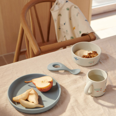 Set pappa in silicone LIEWOOD Vivi Aviator Ecru