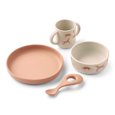 Set pappa in silicone LIEWOOD Vivi Dream Ecru