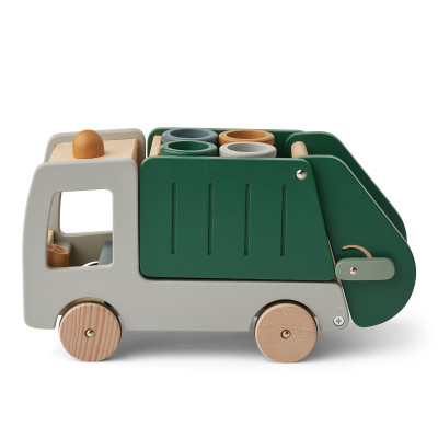 Camion dei rifiuti in legno LIEWOOD Irina Garden Green