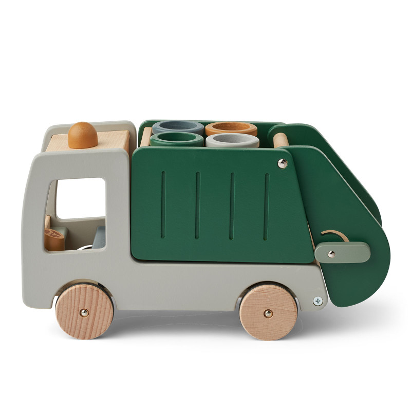 Camion dei rifiuti in legno LIEWOOD Irina Garden Green Camion dei rifiuti in legno LIEWOOD Irina Garden Green