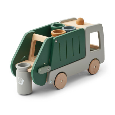 Camion dei rifiuti in legno LIEWOOD Irina Garden Green