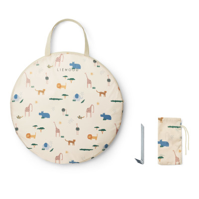 Tenda da spiaggia con piscinetta LIEWOOD Everett Safari Sandy Mix