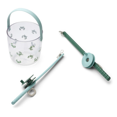 Set canne da pesca con secchiello LIEWOOD Cora Crab Sandy