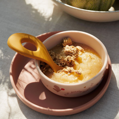 Set pappa in silicone LIEWOOD Vivi Butterfly / Apple blossom