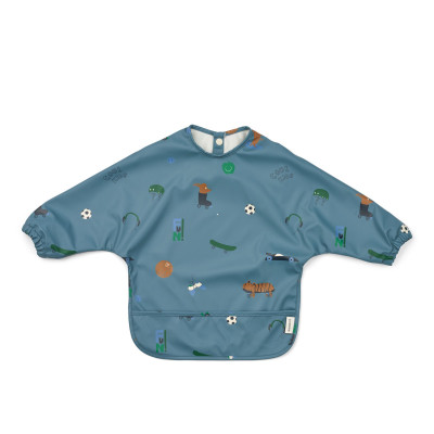 Bavaglino con maniche LIEWOOD Merle Fun / Beach blue