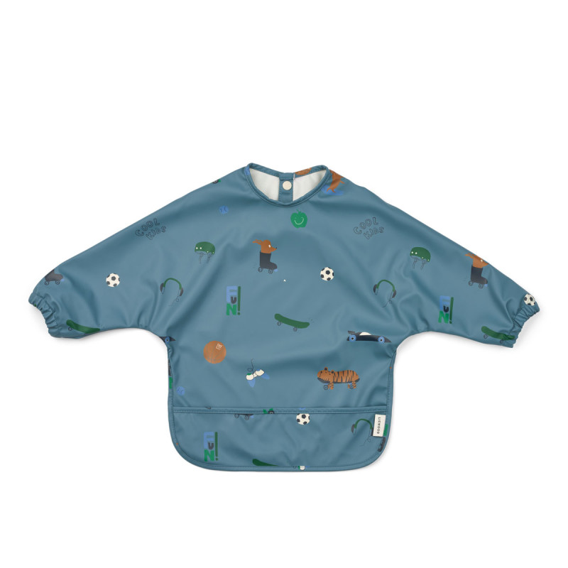 Bavaglino con maniche LIEWOOD Merle Fun / Beach blue