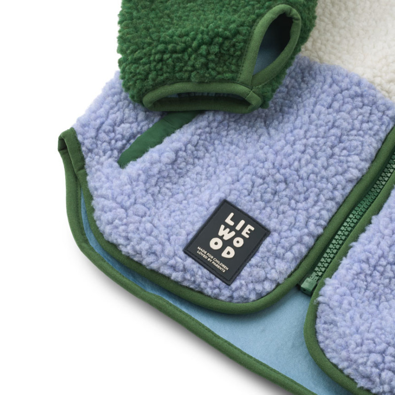 LIEWOOD Giacca in pile per bambini Nolan Dusty lavender multi mix