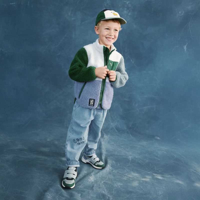 LIEWOOD Giacca in pile per bambini Nolan Dusty lavender multi mix