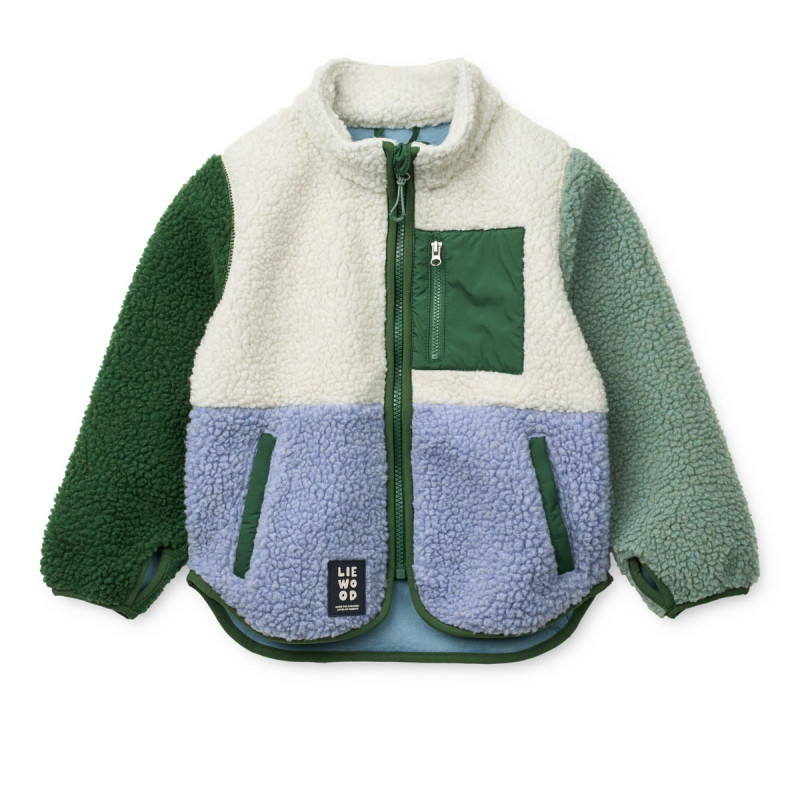 LIEWOOD Giacca in pile per bambini Nolan Dusty lavender multi mix